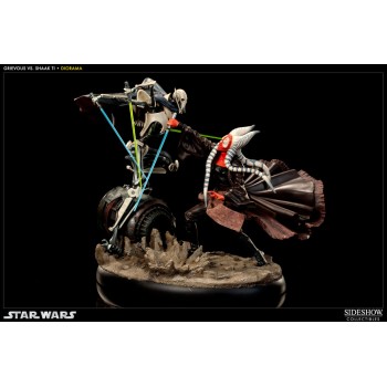 Star Wars Diorama Hunt for the Jedi (Shaak Ti vs. General Grievous) 30 cm